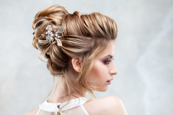 Different ideas for brides hair salon creativity